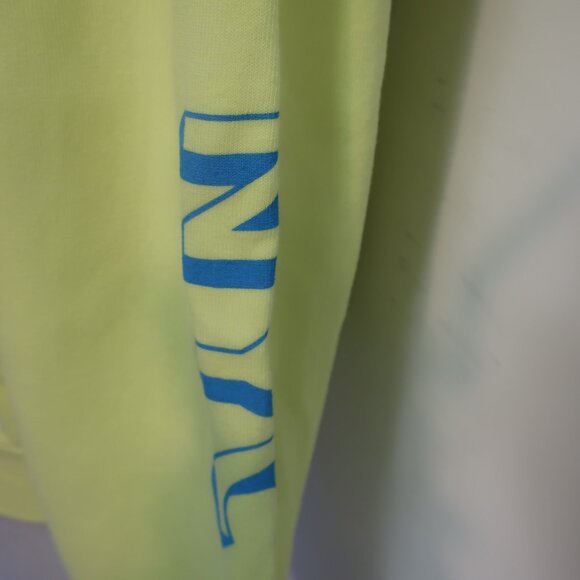 NWT Womens Aviator Nation Neon Yellow Governors Ball Graphic Sweatshirt M - Picture 6 of 15